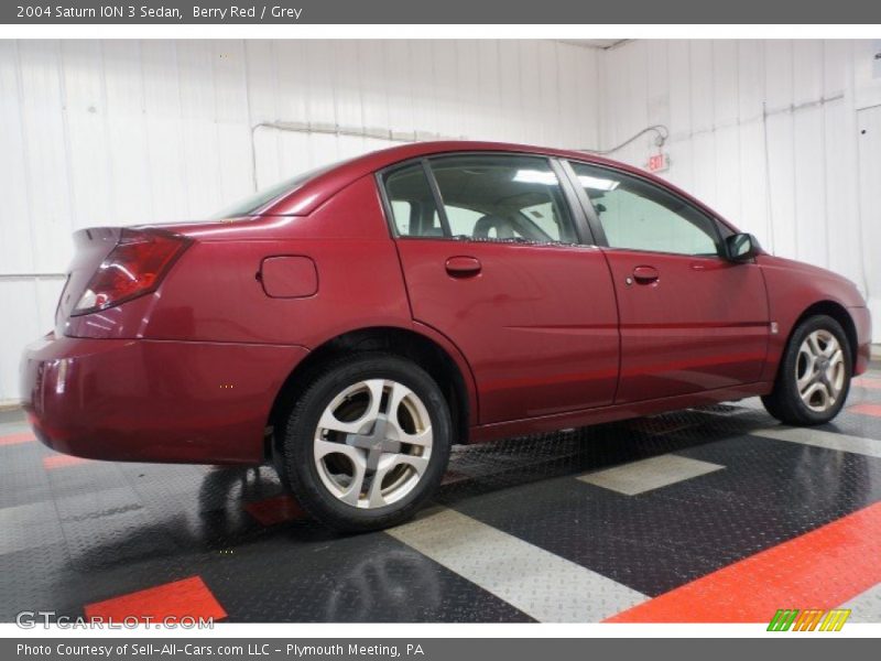Berry Red / Grey 2004 Saturn ION 3 Sedan