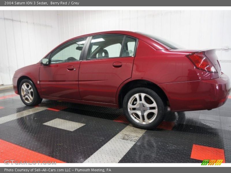 Berry Red / Grey 2004 Saturn ION 3 Sedan
