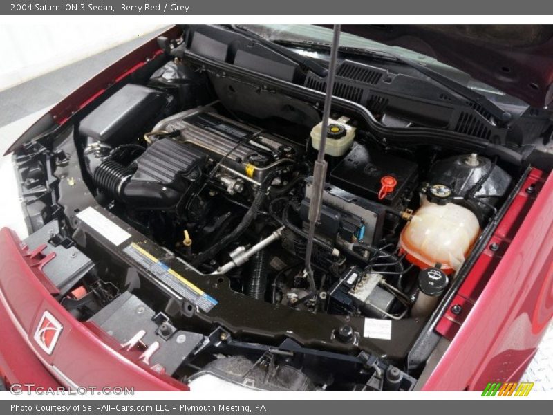 Berry Red / Grey 2004 Saturn ION 3 Sedan