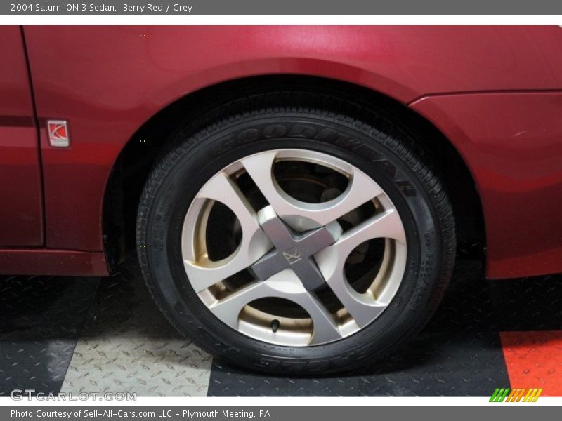 Berry Red / Grey 2004 Saturn ION 3 Sedan