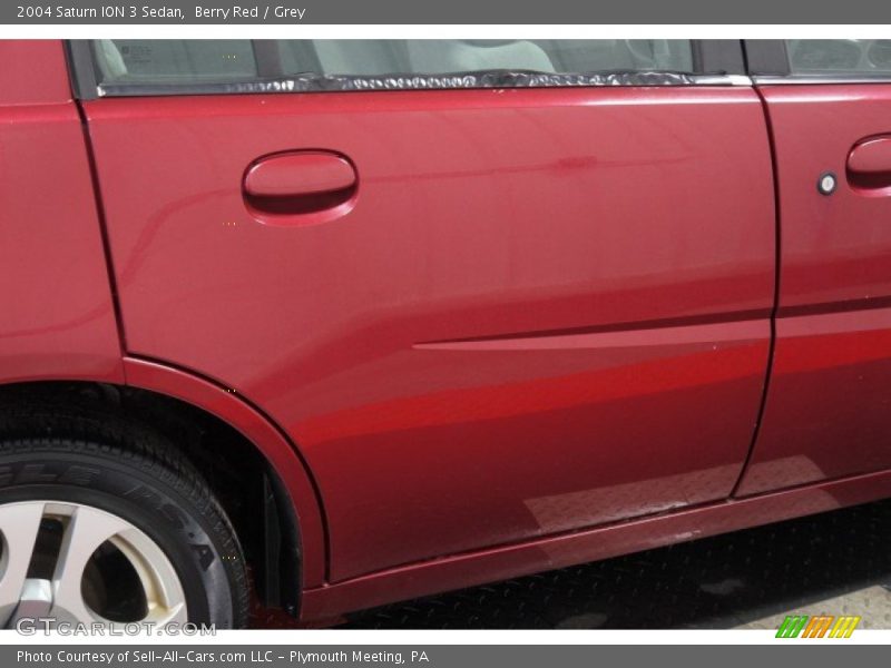 Berry Red / Grey 2004 Saturn ION 3 Sedan