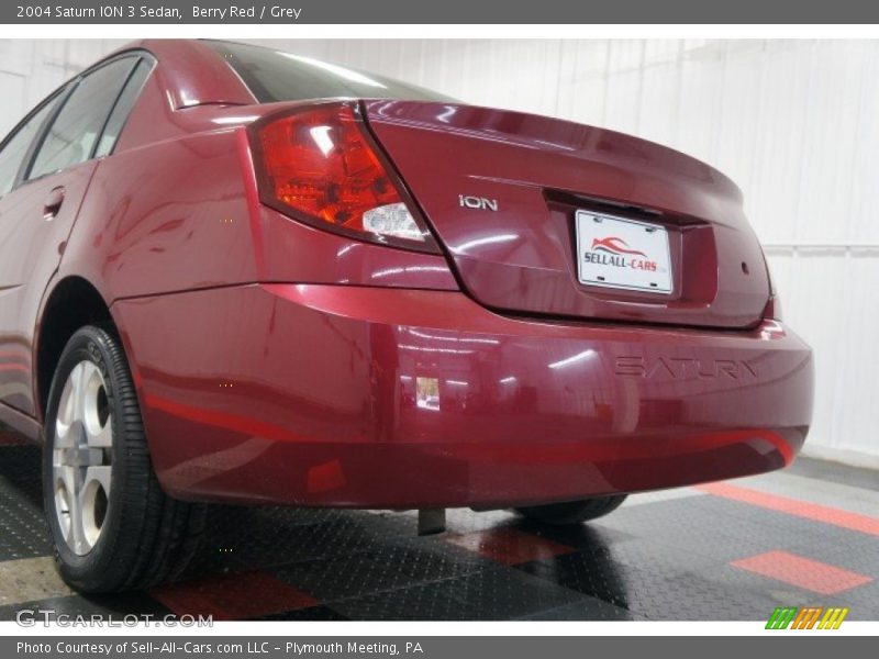 Berry Red / Grey 2004 Saturn ION 3 Sedan