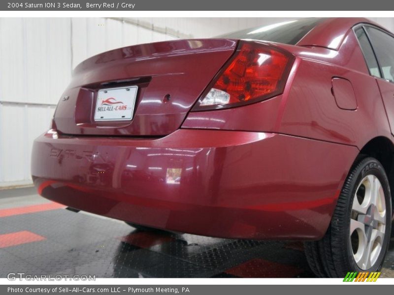 Berry Red / Grey 2004 Saturn ION 3 Sedan