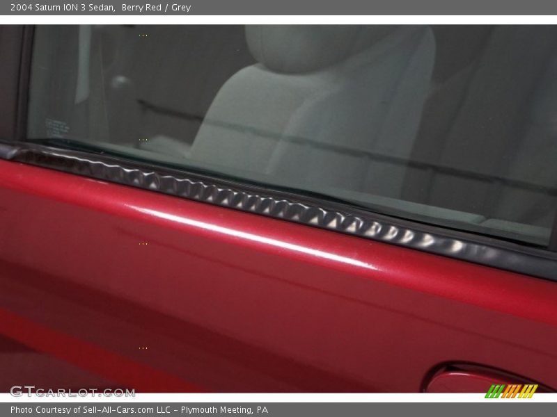 Berry Red / Grey 2004 Saturn ION 3 Sedan