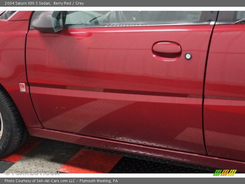 Berry Red / Grey 2004 Saturn ION 3 Sedan