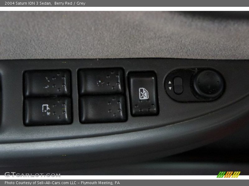 Berry Red / Grey 2004 Saturn ION 3 Sedan