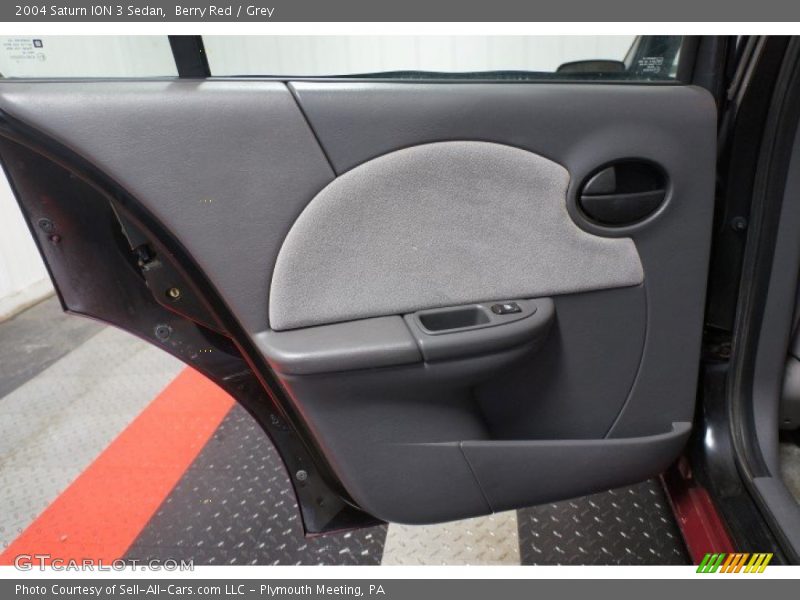 Berry Red / Grey 2004 Saturn ION 3 Sedan
