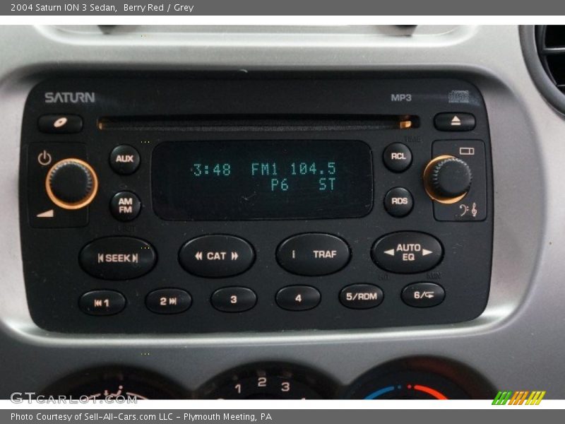 Berry Red / Grey 2004 Saturn ION 3 Sedan