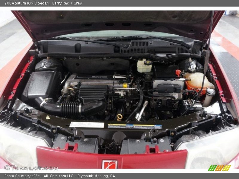 Berry Red / Grey 2004 Saturn ION 3 Sedan