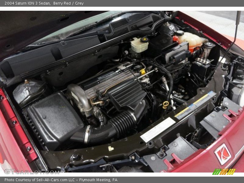 Berry Red / Grey 2004 Saturn ION 3 Sedan