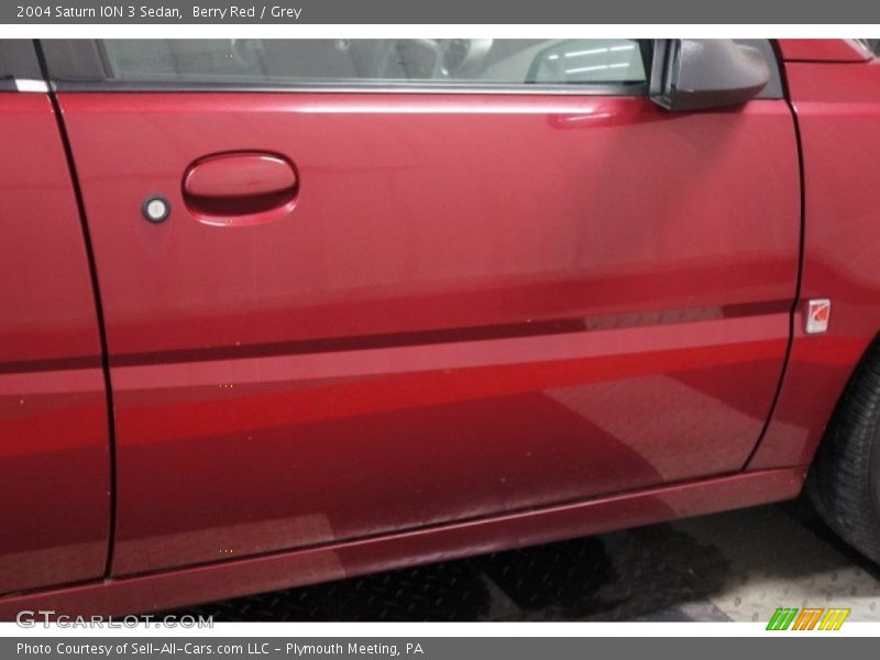 Berry Red / Grey 2004 Saturn ION 3 Sedan