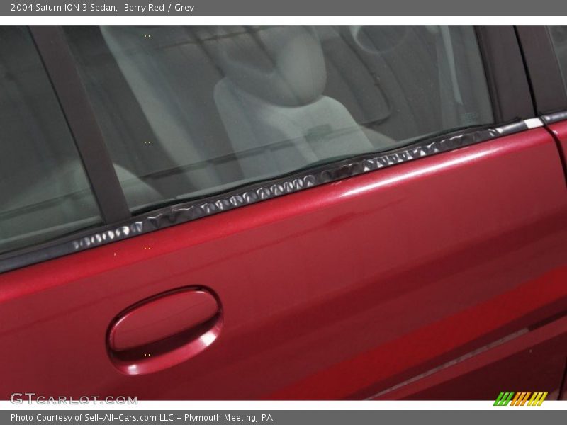 Berry Red / Grey 2004 Saturn ION 3 Sedan