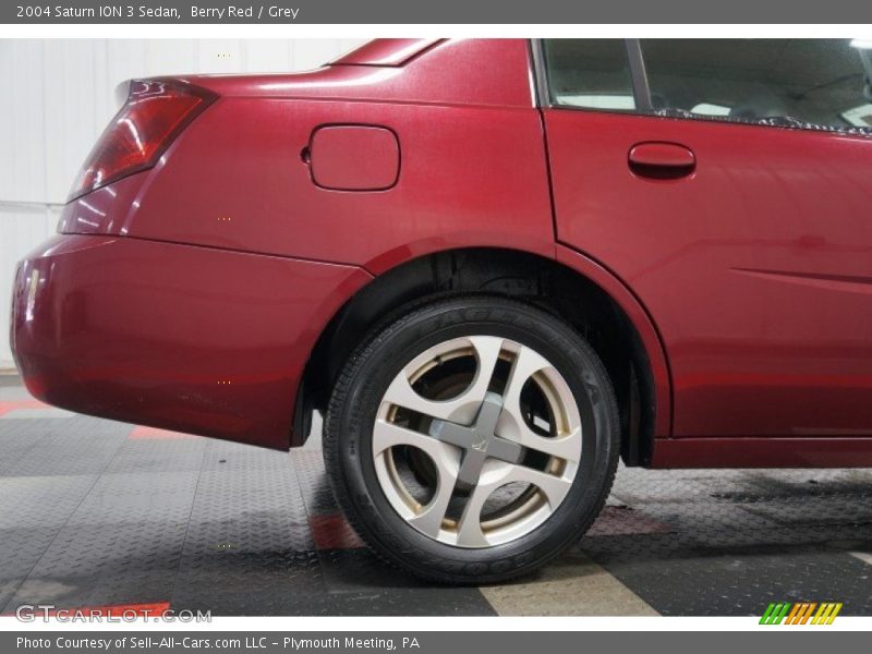 Berry Red / Grey 2004 Saturn ION 3 Sedan