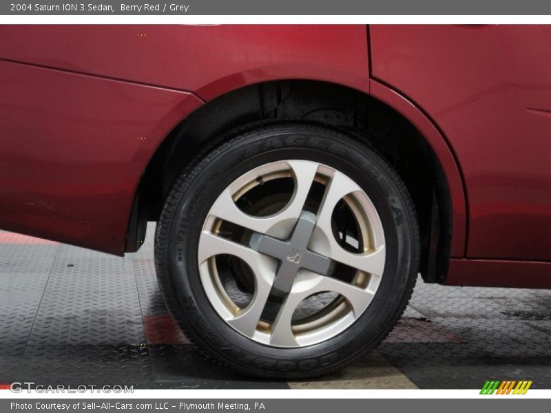 Berry Red / Grey 2004 Saturn ION 3 Sedan