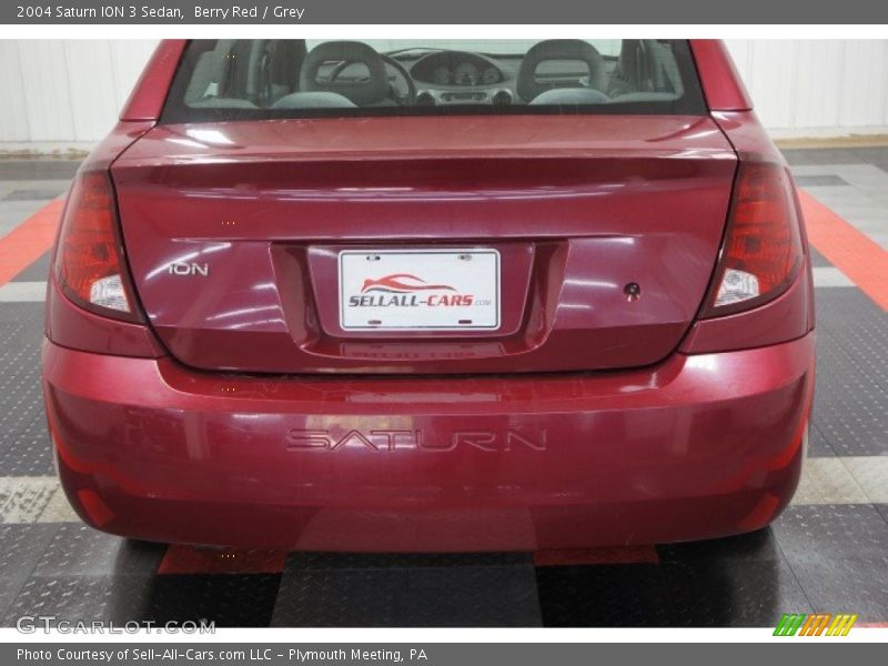 Berry Red / Grey 2004 Saturn ION 3 Sedan