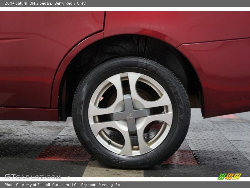 Berry Red / Grey 2004 Saturn ION 3 Sedan