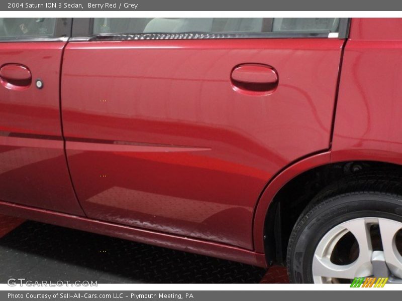 Berry Red / Grey 2004 Saturn ION 3 Sedan