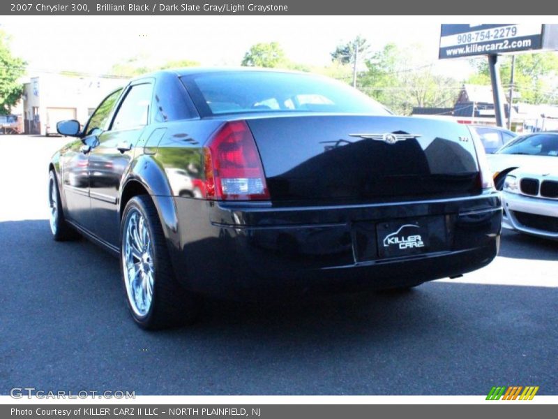 Brilliant Black / Dark Slate Gray/Light Graystone 2007 Chrysler 300