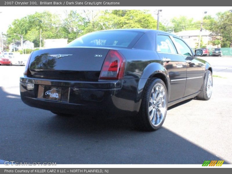 Brilliant Black / Dark Slate Gray/Light Graystone 2007 Chrysler 300