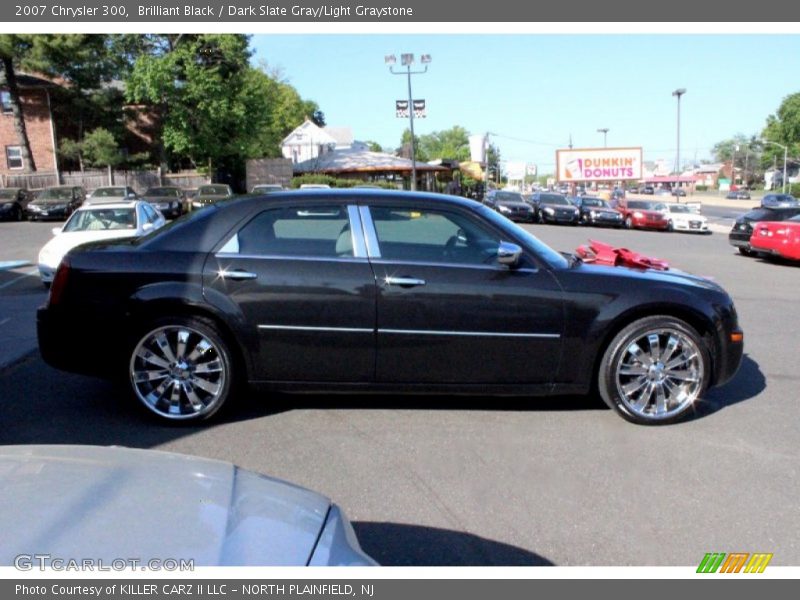 Brilliant Black / Dark Slate Gray/Light Graystone 2007 Chrysler 300