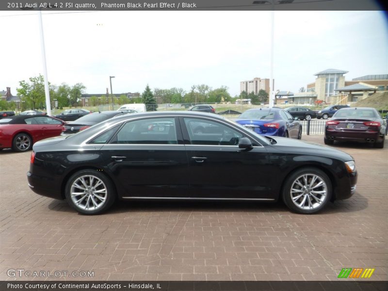 Phantom Black Pearl Effect / Black 2011 Audi A8 L 4.2 FSI quattro