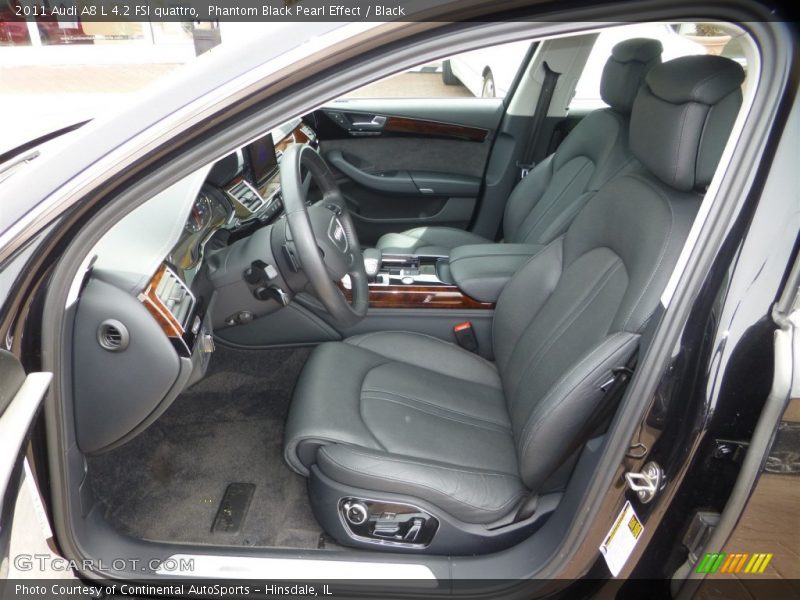 Phantom Black Pearl Effect / Black 2011 Audi A8 L 4.2 FSI quattro