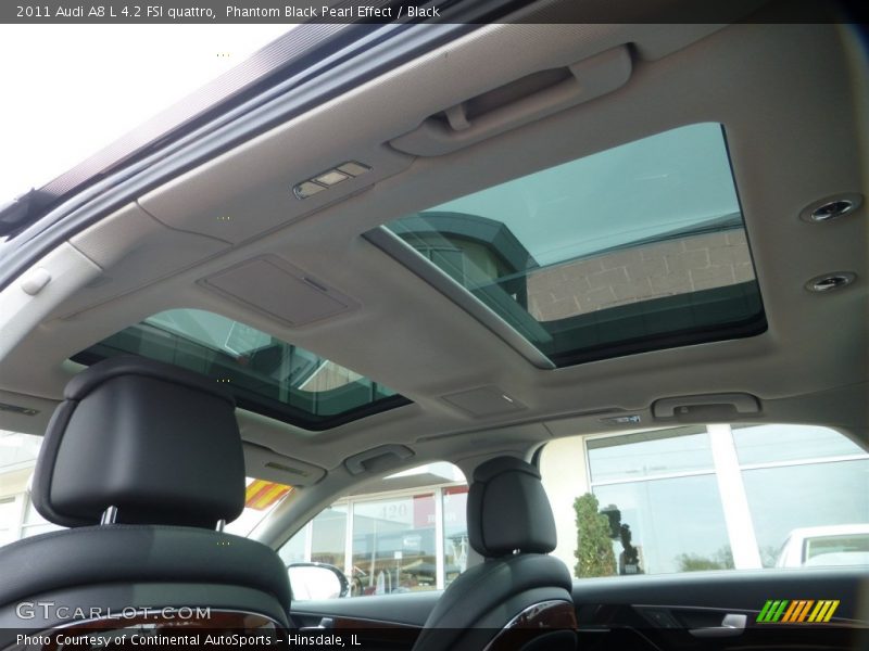 Phantom Black Pearl Effect / Black 2011 Audi A8 L 4.2 FSI quattro