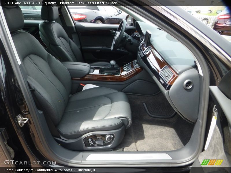 Phantom Black Pearl Effect / Black 2011 Audi A8 L 4.2 FSI quattro