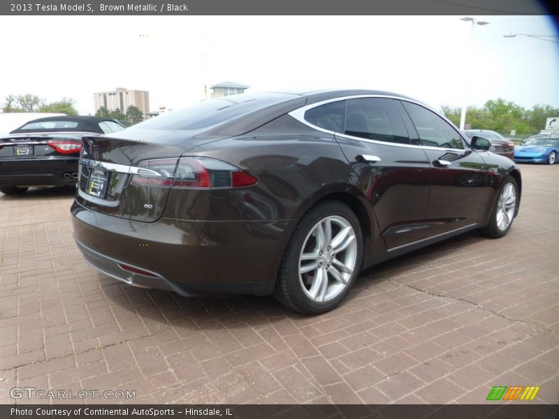 Brown Metallic / Black 2013 Tesla Model S