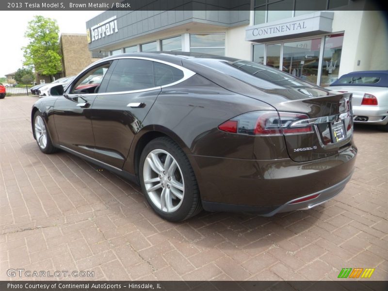 Brown Metallic / Black 2013 Tesla Model S