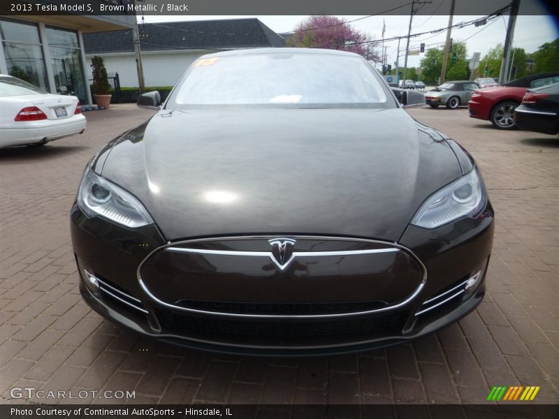 Brown Metallic / Black 2013 Tesla Model S