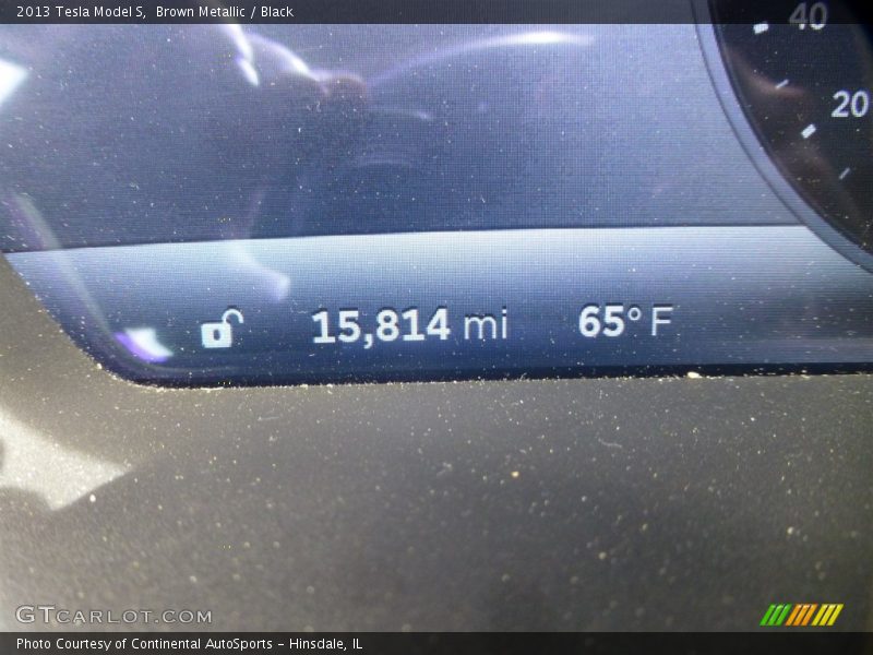 Brown Metallic / Black 2013 Tesla Model S