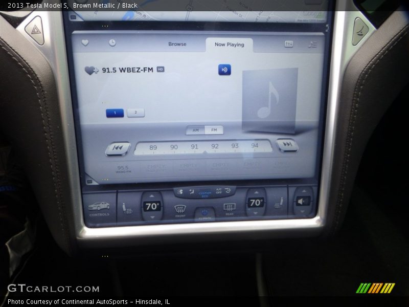 Controls of 2013 Model S 