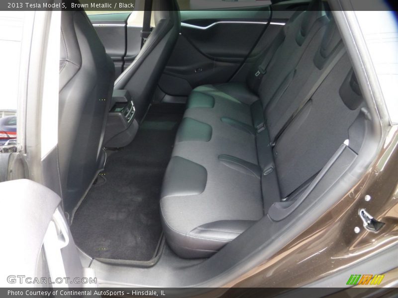 Rear Seat of 2013 Model S 