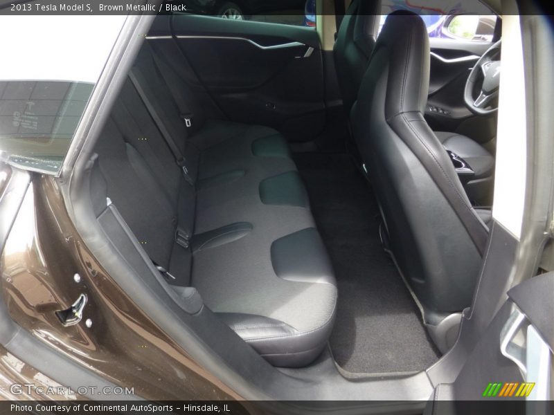 Rear Seat of 2013 Model S 