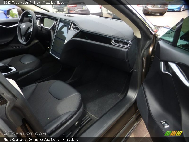 Brown Metallic / Black 2013 Tesla Model S