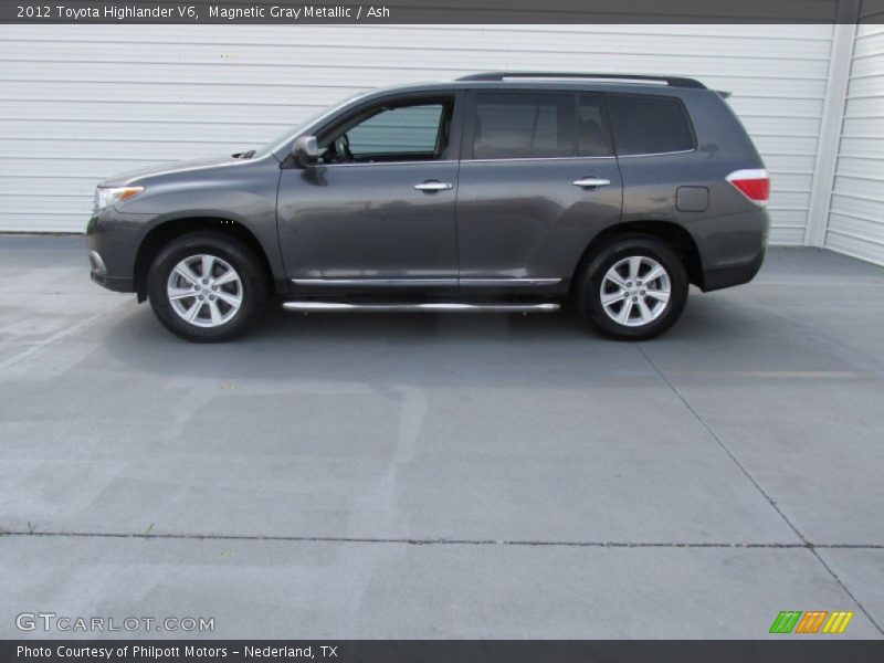 Magnetic Gray Metallic / Ash 2012 Toyota Highlander V6