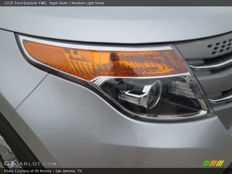 Ingot Silver / Medium Light Stone 2015 Ford Explorer FWD