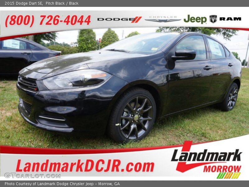 Pitch Black / Black 2015 Dodge Dart SE