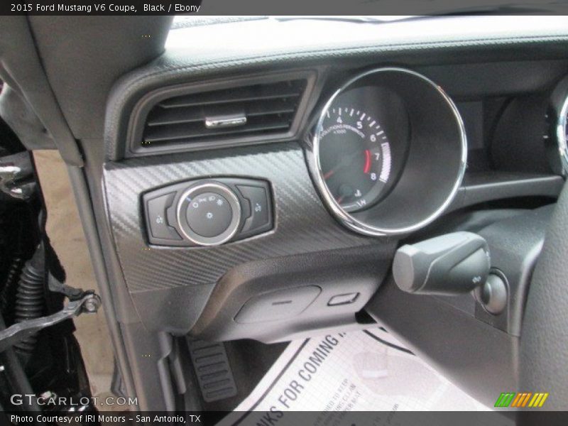 Black / Ebony 2015 Ford Mustang V6 Coupe