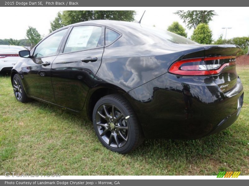 Pitch Black / Black 2015 Dodge Dart SE
