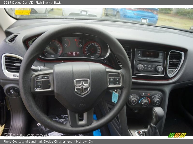Pitch Black / Black 2015 Dodge Dart SE