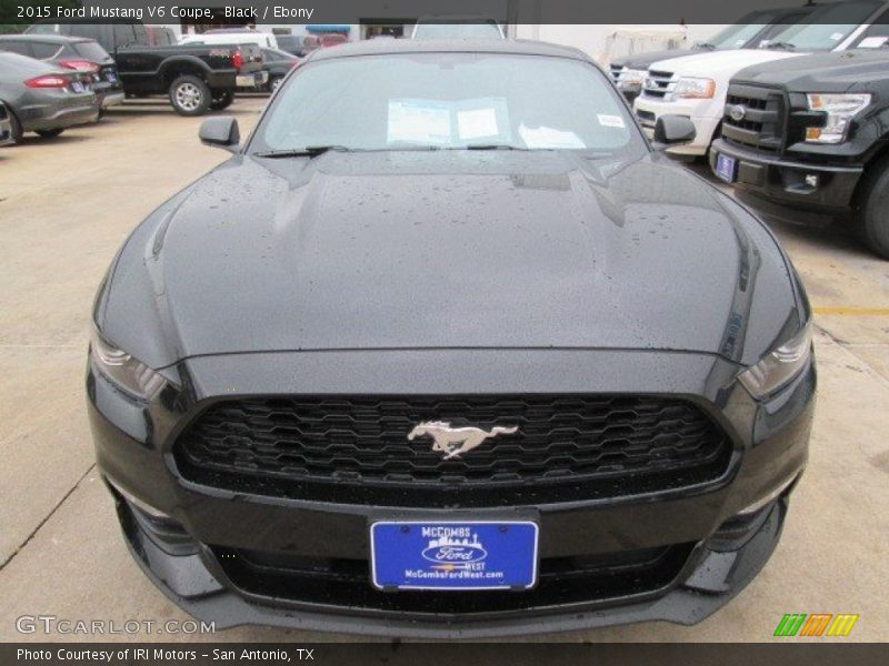 Black / Ebony 2015 Ford Mustang V6 Coupe
