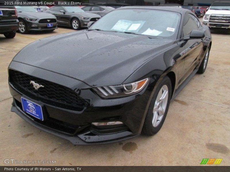 Black / Ebony 2015 Ford Mustang V6 Coupe