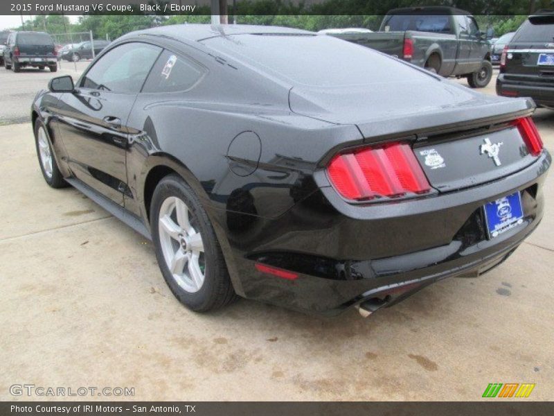 Black / Ebony 2015 Ford Mustang V6 Coupe
