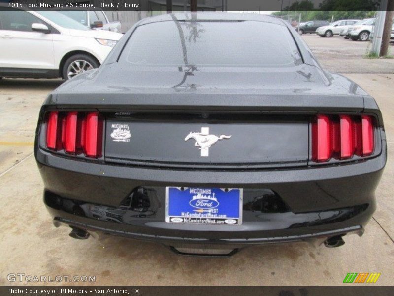 Black / Ebony 2015 Ford Mustang V6 Coupe