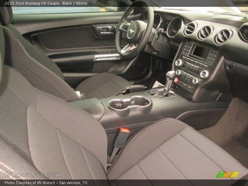Black / Ebony 2015 Ford Mustang V6 Coupe