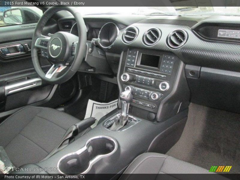 Black / Ebony 2015 Ford Mustang V6 Coupe