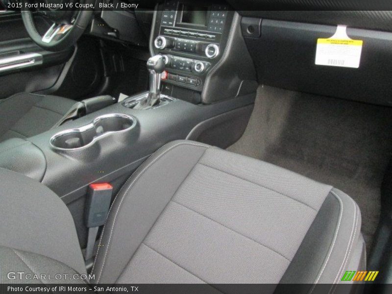 Black / Ebony 2015 Ford Mustang V6 Coupe