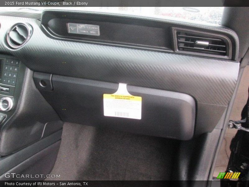Black / Ebony 2015 Ford Mustang V6 Coupe